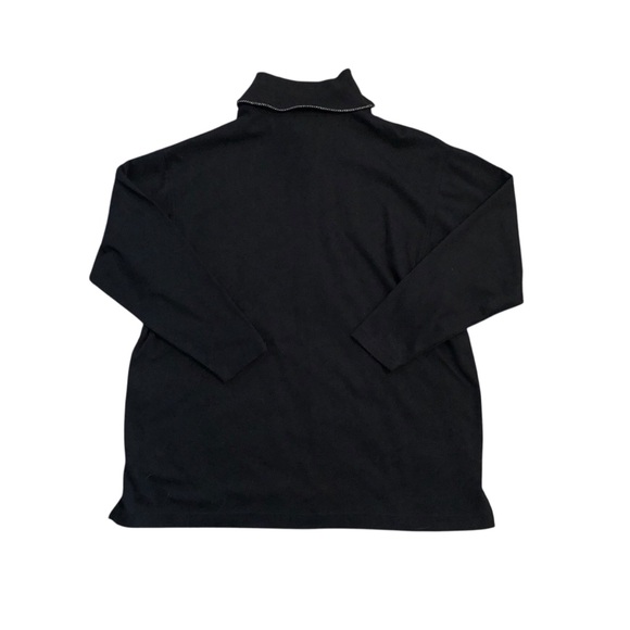 Vintage Theater Sequin Embroidered Collared Sweater USA Drama Units XL - Picture 2 of 6